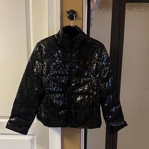 Black Sequin Women's Jacket